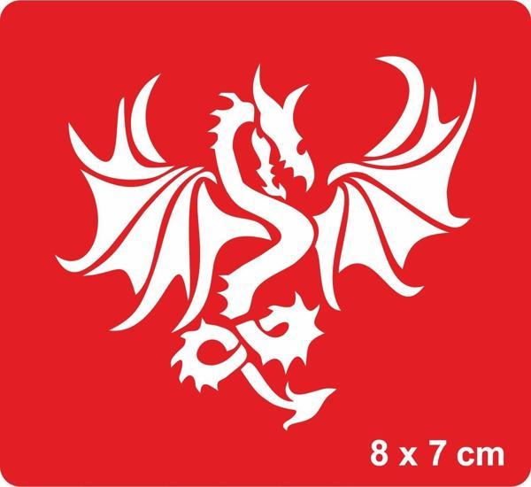 Ejderhanın Kuyruğu Sonsuzluk Tattoo Geçici Dövme Şablonları Kına Kalıpları - Image 1