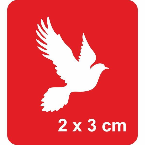 Barış Güvercini-1 Tattoo Geçici Dövme Şablonları Kına Kalıpları - Image 1