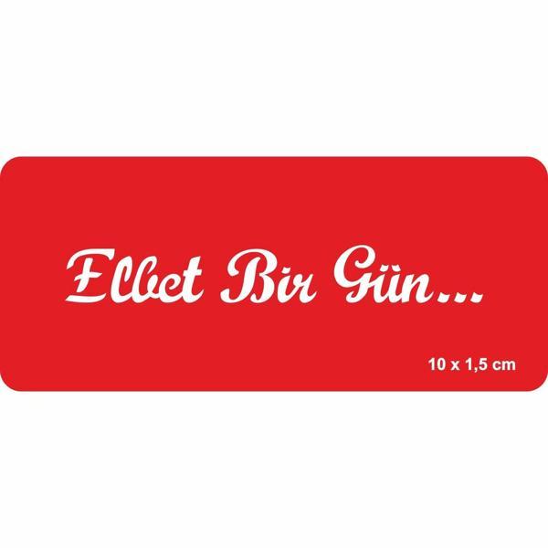 Elbet Bir Gün Tattoo Geçici Dövme Şablonları Kına Kalıpları - Image 1