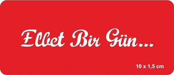 Elbet Bir Gün Tattoo Geçici Dövme Şablonları Kına Kalıpları - Image 1