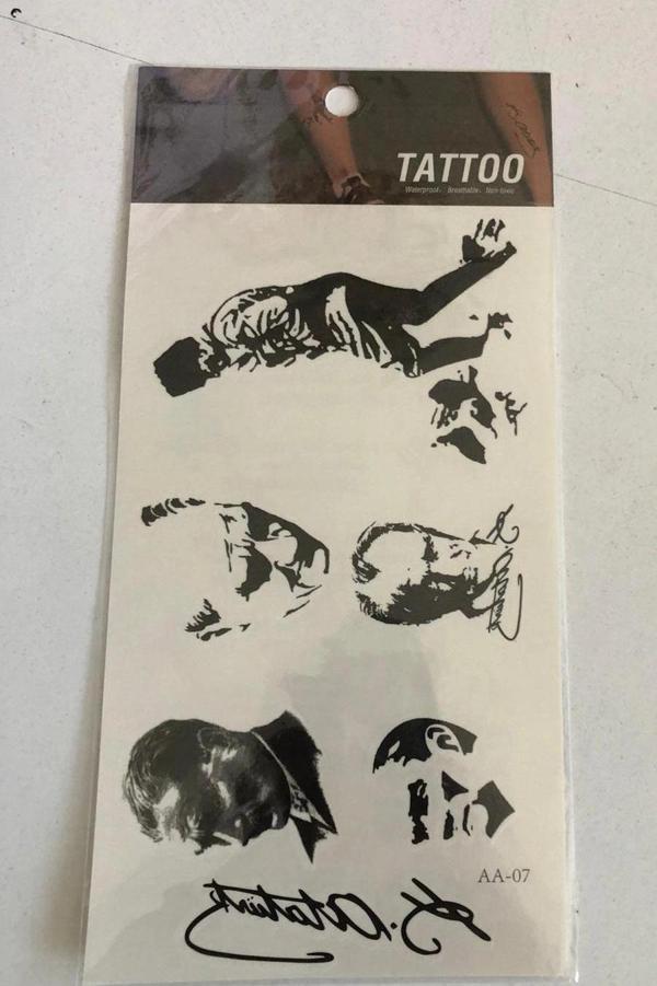 Kemal Atatürk Yapıştırma Sticker Dövme Geçici Dövme Temporary Tattoos - Image 1