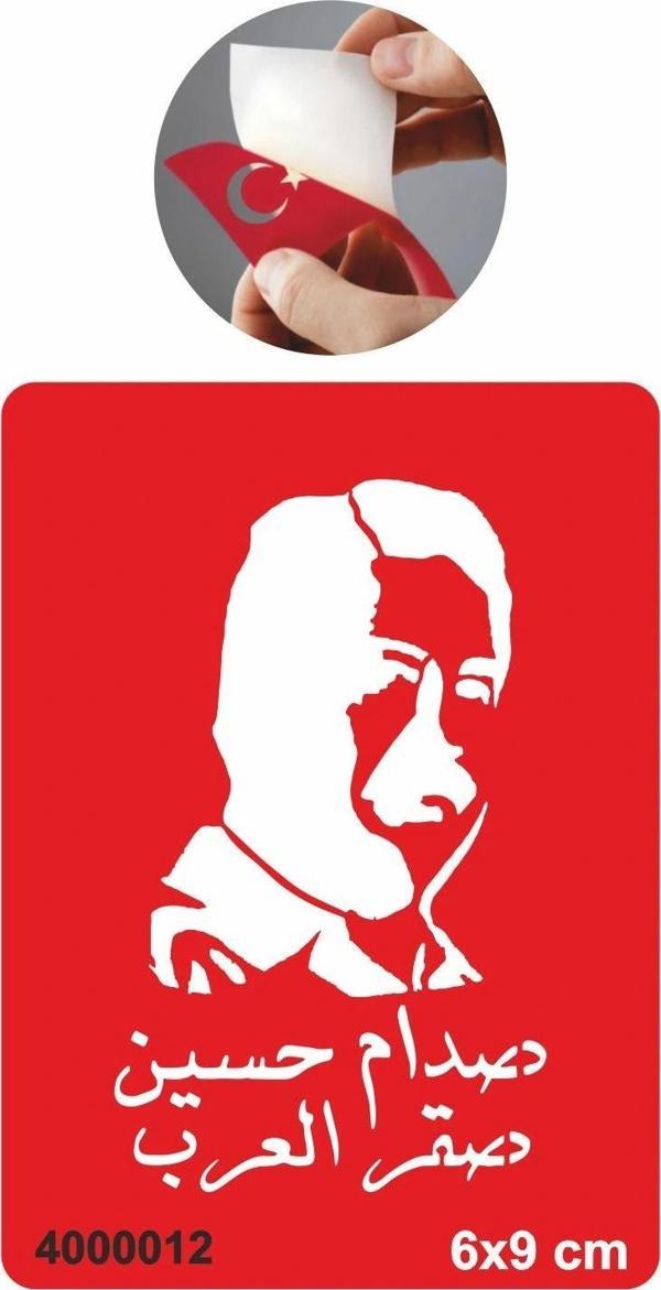 Saddam Tattoo Geçici Dövme Şablonları Kına Kalıpları - Image 1