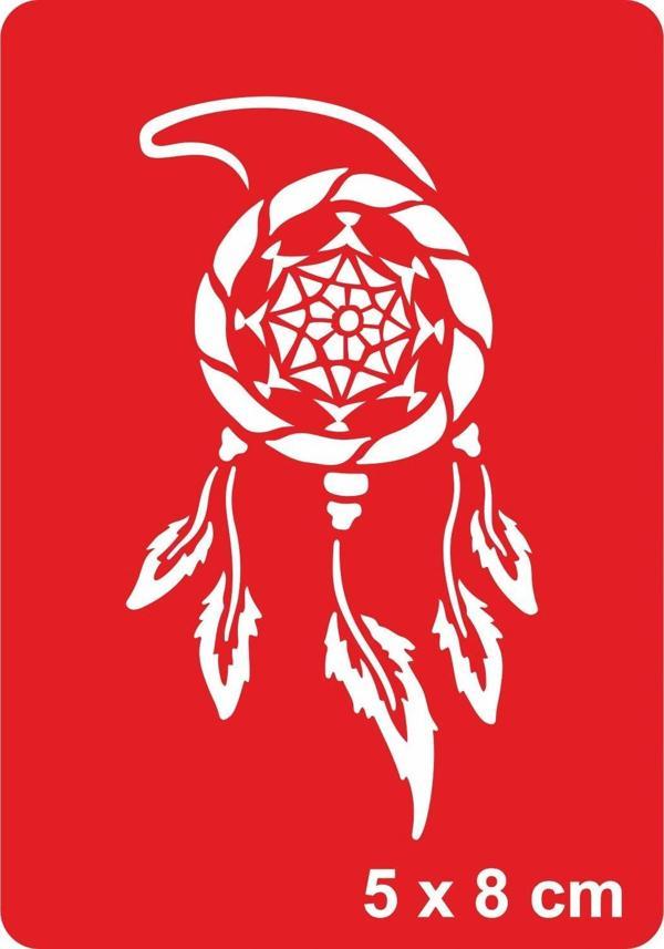 Sadece Güzel Rüyalar Görün!  Tattoo Geçici Dövme Şablonları Kına Kalıpları - Image 1