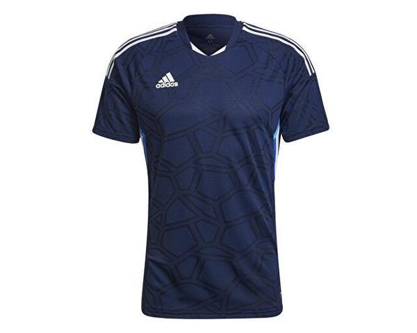 adidas Con22 Md Jsy Erkek Futbol Antrenman Forması HA3512 Lacivert - Image 1