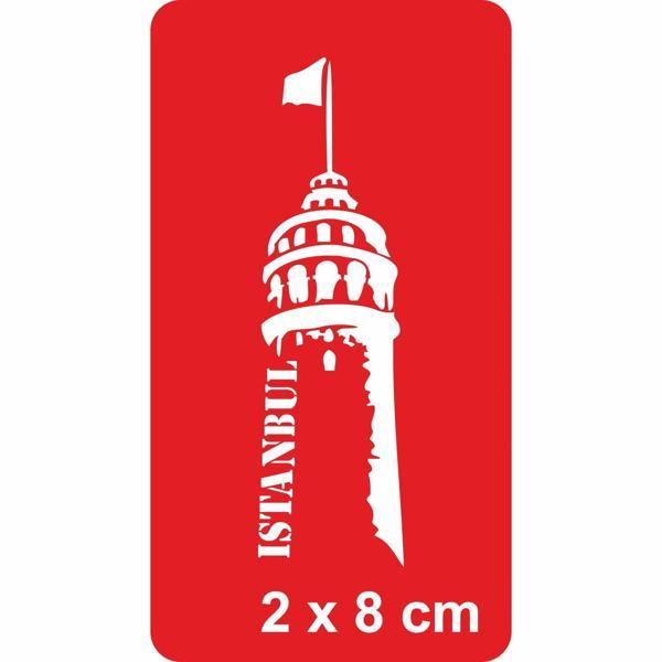 Galata Kulesi Tattoo Geçici Dövme Şablonları Kına Kalıpları - Image 1