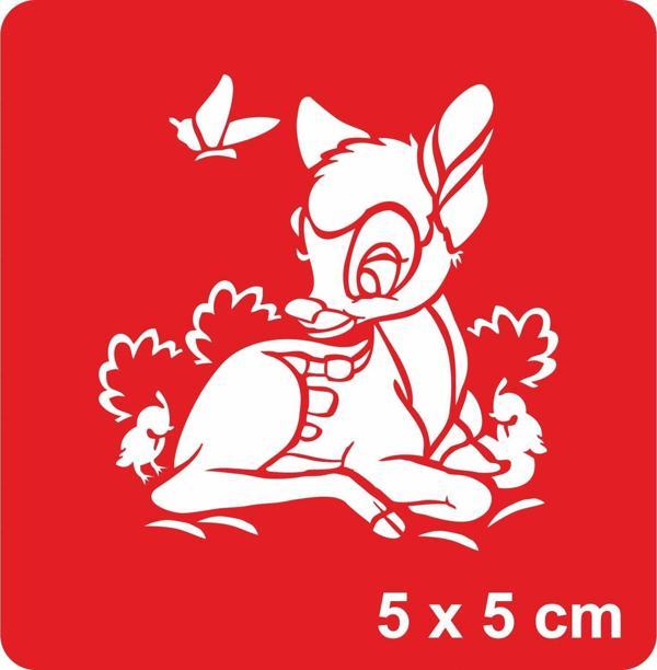 Kırlarda Bir Ceylan Tattoo Geçici Dövme Şablonları Kına Kalıpları - Image 1