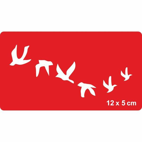 Gidin Gidin Güzel Kuşlar Tattoo Geçici Dövme Şablonları Kına Kalıpları - Image 1