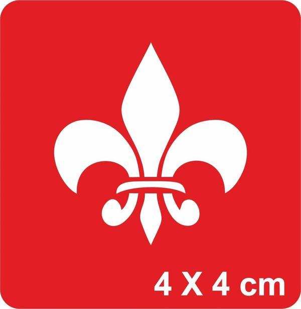 Kraliyet Zambağı-1 Tattoo Geçici Dövme Şablonları Kına Kalıpları - Image 1