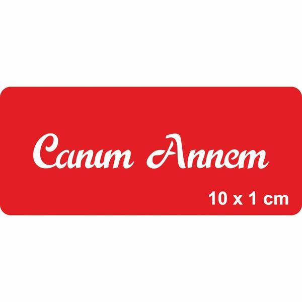 Canım Annem Yazısı Tattoo Geçici Dövme Şablonları Kına Kalıpları - Image 1
