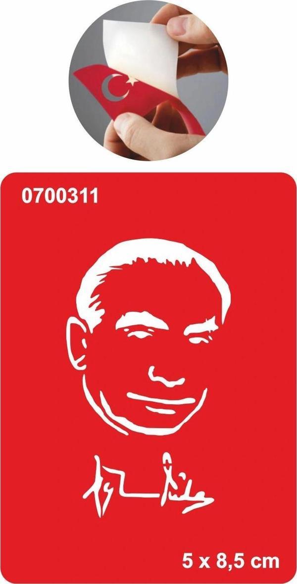 Türk Lider Tattoo Geçici Dövme Şablonları Kına Kalıpları - Image 1