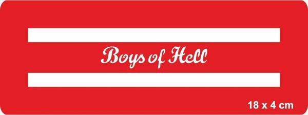 Cehennem Çocuklar İkili Bant Tattoo Geçici Dövme Şablonları Kına Kalıpları - Image 1