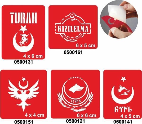Türklük Modelleri Dövme Şablonu Kına Deseni - Image 1