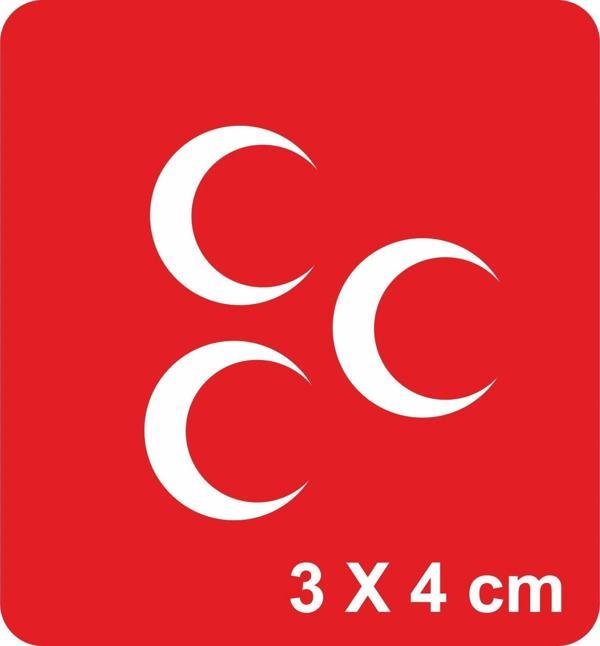 Üç Hilal Tattoo Geçici Dövme Şablonları Kına Kalıpları - Image 1