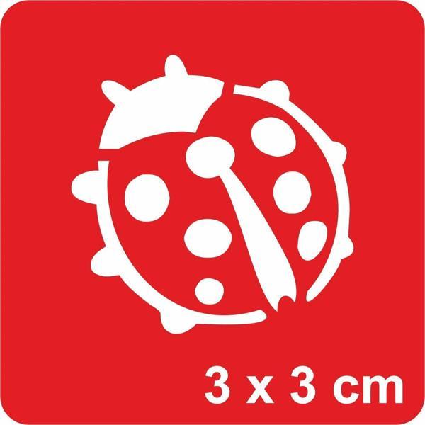 Uğur Böceği-1 Tattoo Geçici Dövme Şablonları Kına Kalıpları - Image 1