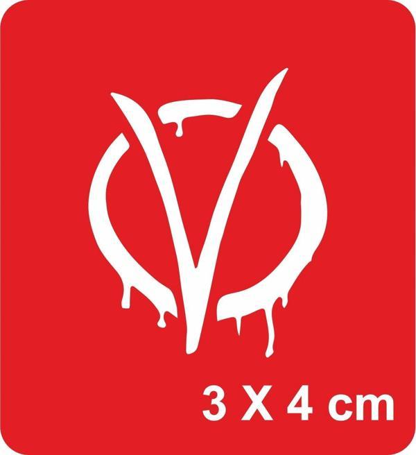 V for Vendetta Tattoo Geçici Dövme Şablonları Kına Kalıpları - Image 1
