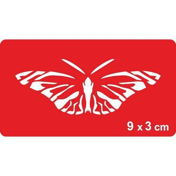 Vadideki Kelebek Tattoo Geçici Dövme Şablonları Kına Kalıpları - Image 1