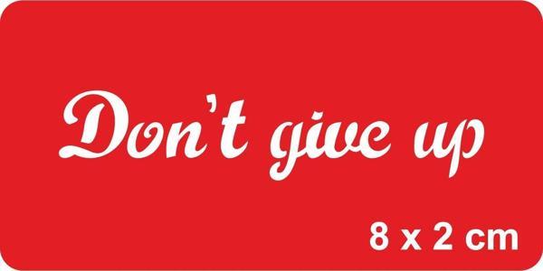 Vazgeçme!El Yazısı Font Tattoo Geçici Dövme Şablonları Kına Kalıpları - Image 1