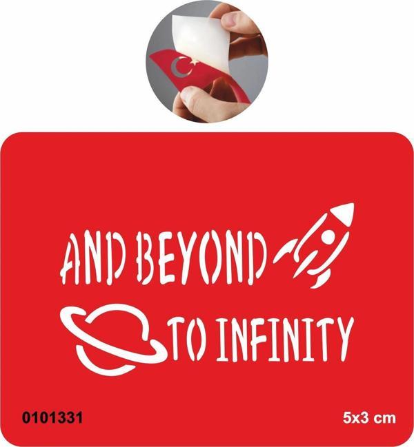 Ve Sonsuzluğun Ötesinde  Tattoo Geçici Dövme Şablonları Kına Kalıpları - Image 1