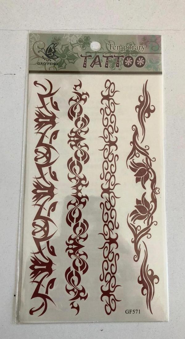 Yapıştırma Sticker Dövme Bel sırt Geçici Dövmesi - Image 1