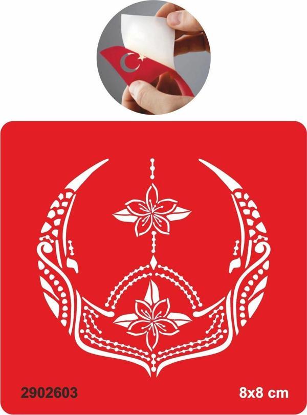 Yaşamın Sembolü Lotus Tattoo Geçici Dövme Şablonları Kına Kalıpları - Image 1