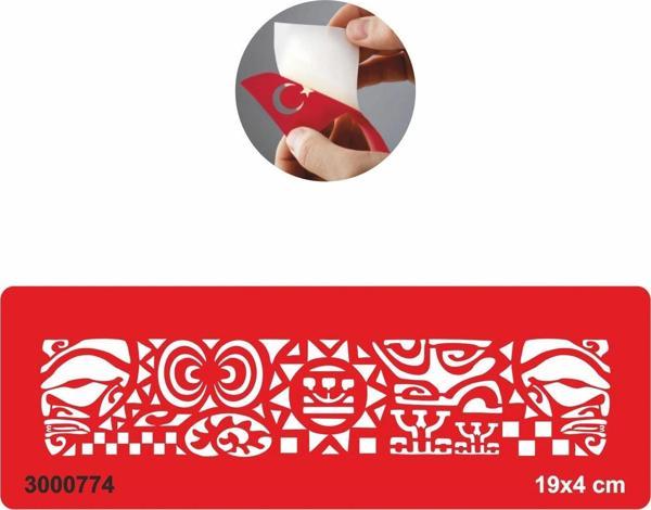 Yeni Yaşam Şerit Kol  Tattoo Geçici Dövme Şablonları Kına Kalıpları - Image 1