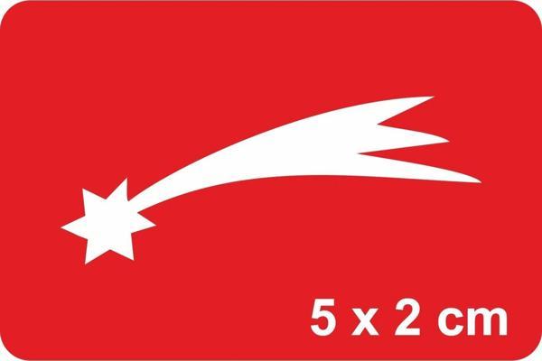 Yıldız Kayması  Tattoo Geçici Dövme Şablonları Kına Kalıpları - Image 1