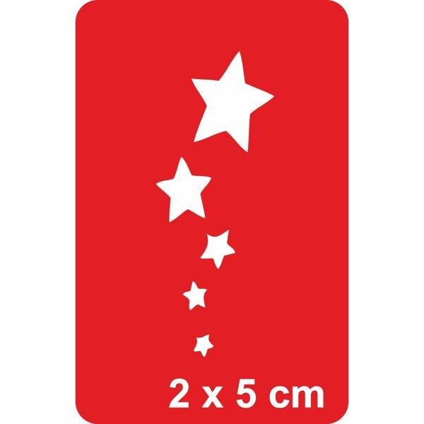 Gökyüzünde Yalnız Gezen Yıldızlar-2 Tattoo Geçici Dövme Şablonları Kına Kalıpları - Image 1