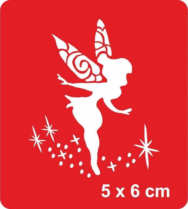 Yıldız Melek Peri  Tattoo Geçici Dövme Şablonları Kına Kalıpları - Image 1