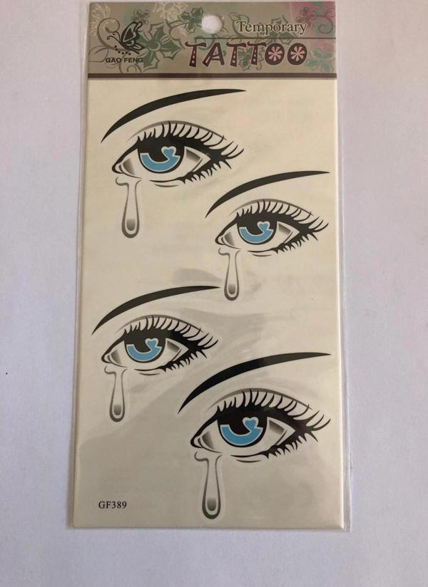 Göz Yapıştırma Sticker Dövme Geçici Dövme Temporary Tattoos - Image 1