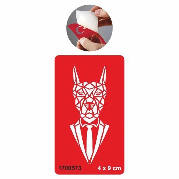 Güçlü Karakter Kurt  Kına Kalıpları Tattoo Geçici Dövme Şablonları Kına Kalıpları - Image 1