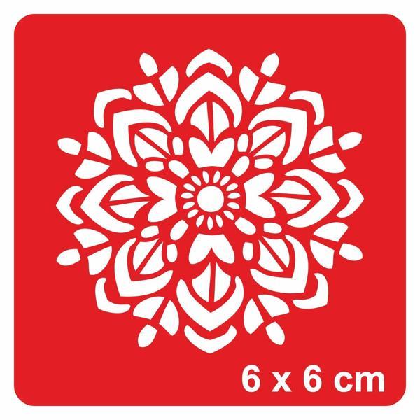 Mandala 362 Tattoo Geçici Dövme Şablonları Kına Kalıpları - Image 1