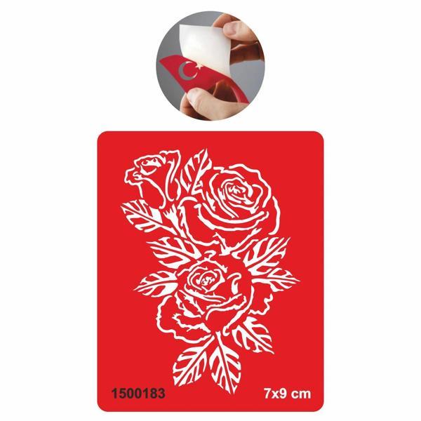 Gül Demeti Tattoo Geçici Dövme Şablonları Kına Kalıpları - Image 1