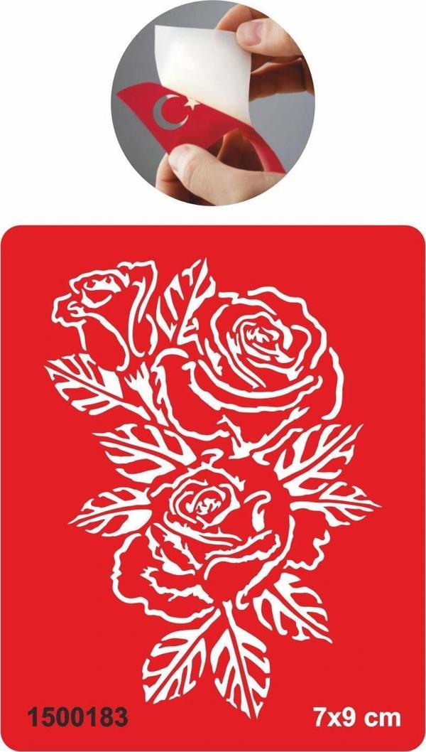 Gül Demeti Tattoo Geçici Dövme Şablonları Kına Kalıpları - Image 1