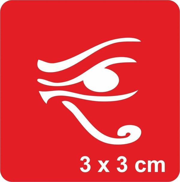 Güneş Tanrısı Ra Tattoo Geçici Dövme Şablonları Kına Kalıpları - Image 1