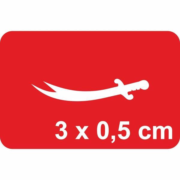 Zülfikar-3 Tattoo Geçici Dövme Şablonları Kına Kalıpları - Image 1