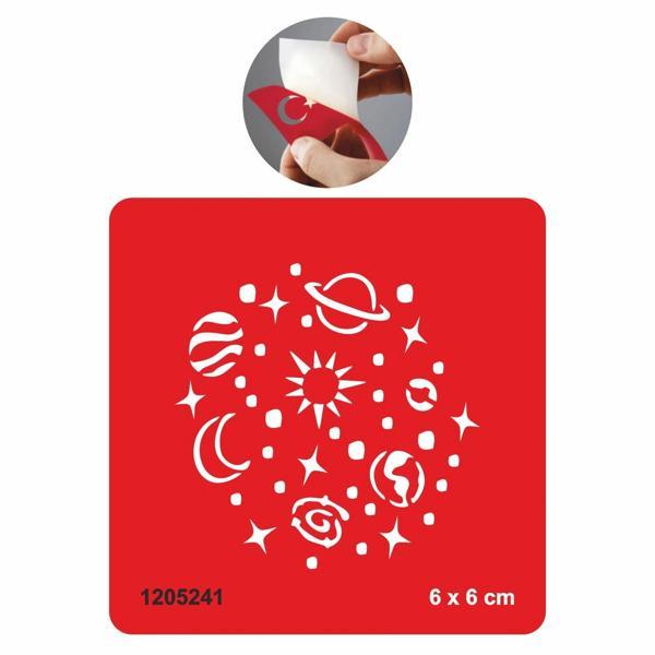 Güneş ve Gezegenler  Tattoo Geçici Dövme Şablonları Kına Kalıpları - Image 1