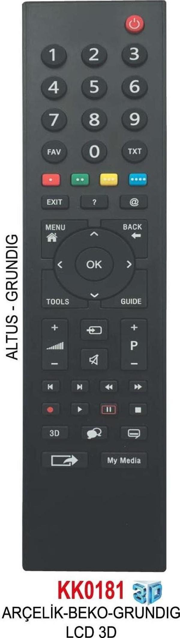 ARÇELİK- LCD 3D-KUMANDA - Image 1