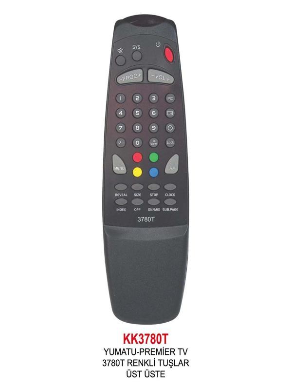 YUMATU-TV 3780T RENKLİ TUŞLAR ÜST ÜSTE KUMANDA - Image 1