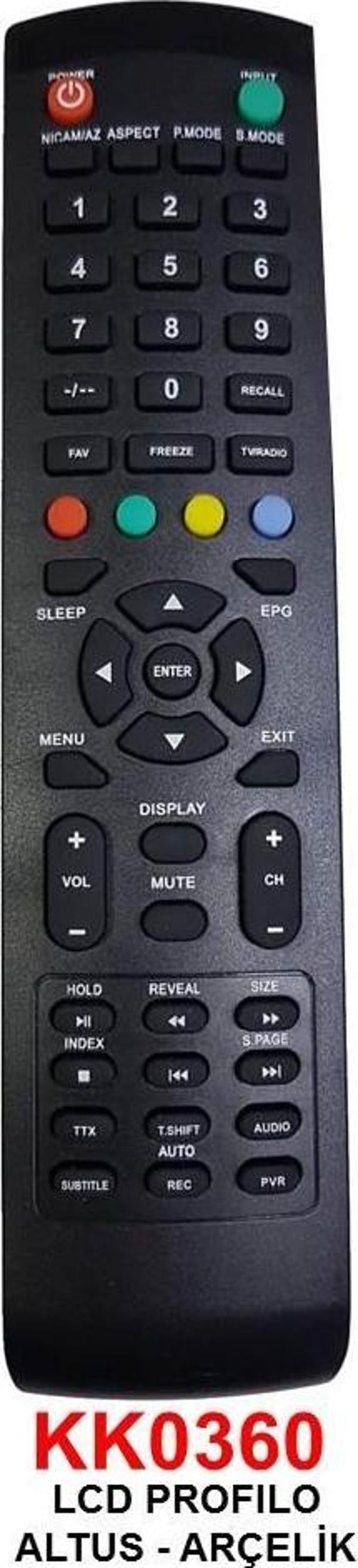 ARÇELİK LCD UYUMLU KUMANDA - Image 1