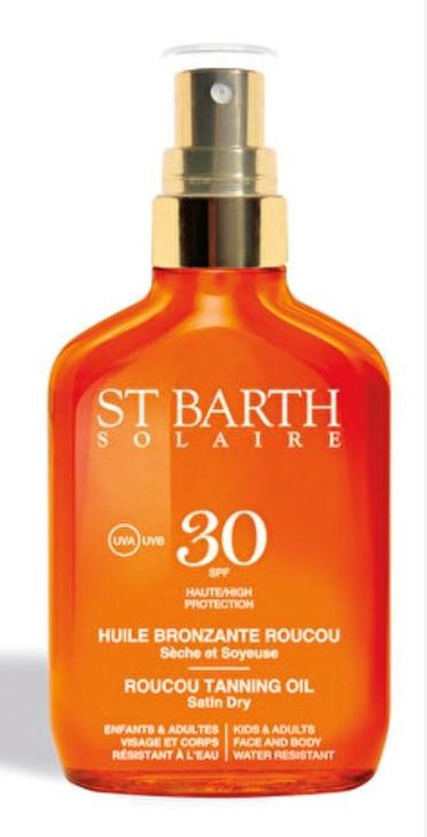 ST BARTH Ligne St. Barth Roucou Oil Spf 30 - Roucou Yüksek Bronzlaştırıcı Yağ 100 ML - Image 1