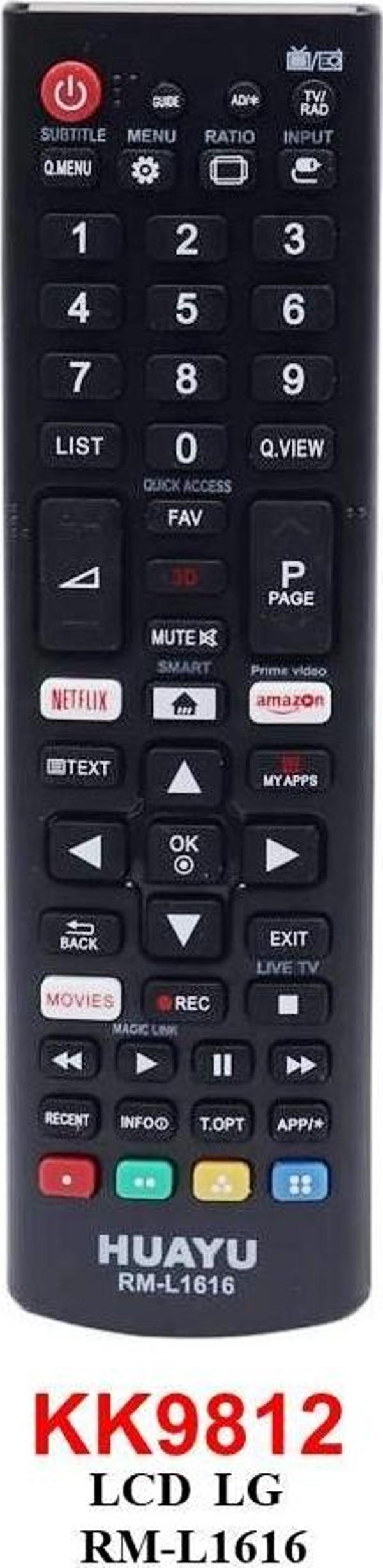 LG LCD TV KUMANDASI  RM-L1616 - Image 1