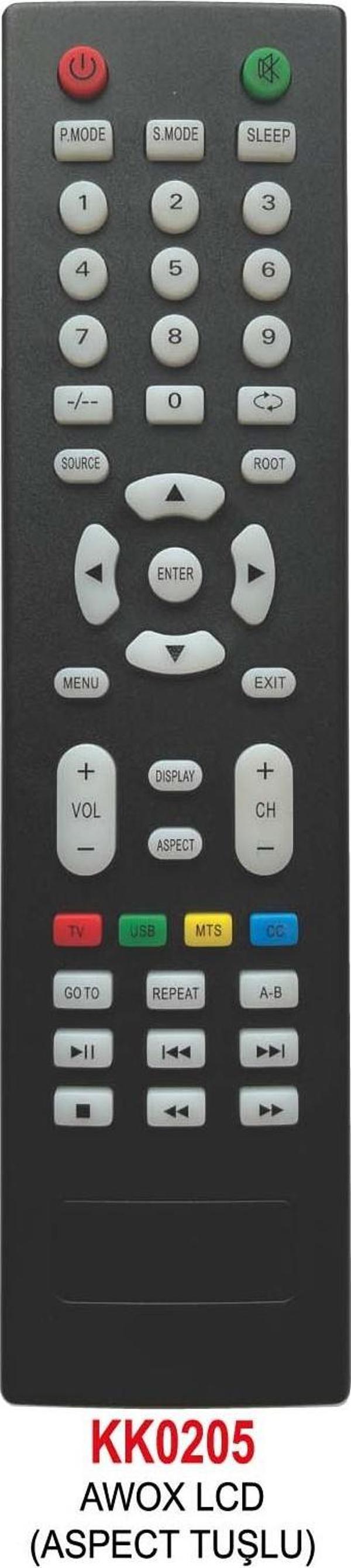 AWOX LCD (ASPECT TUŞLU) KUMANDA - Image 1