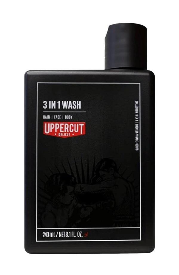 Uppercut Deluxe 3 in 1 Wash 3'ü 1 Arada Şampuan 240 ml - Image 1