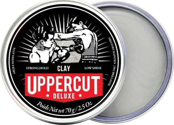 Uppercut Deluxe Clay Güçlü Tutuşlu Kil Saç Şekillendirici 70 g - Image 1