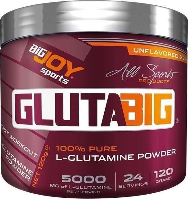 Big Joy Gluta Big % 100 Glutamine Powder 120 Gr - Image 1