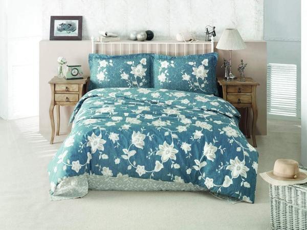 Clasy %100 Pamuk Ranforce Çift Kişilik Silikon Yorgan 195 x 215 - Image 1