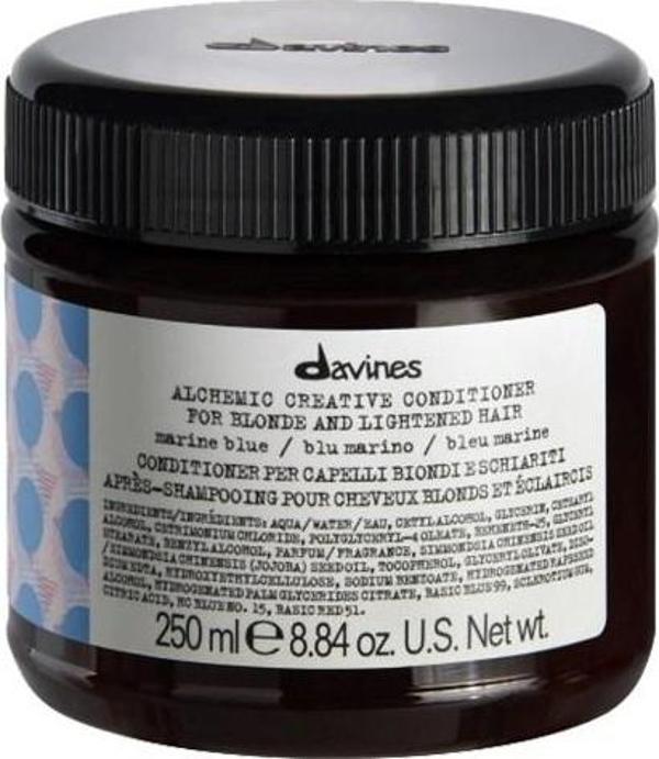 Davines Alchemic Yaratıcı Marine Mavi Saç Kremi 250 ml - Image 1