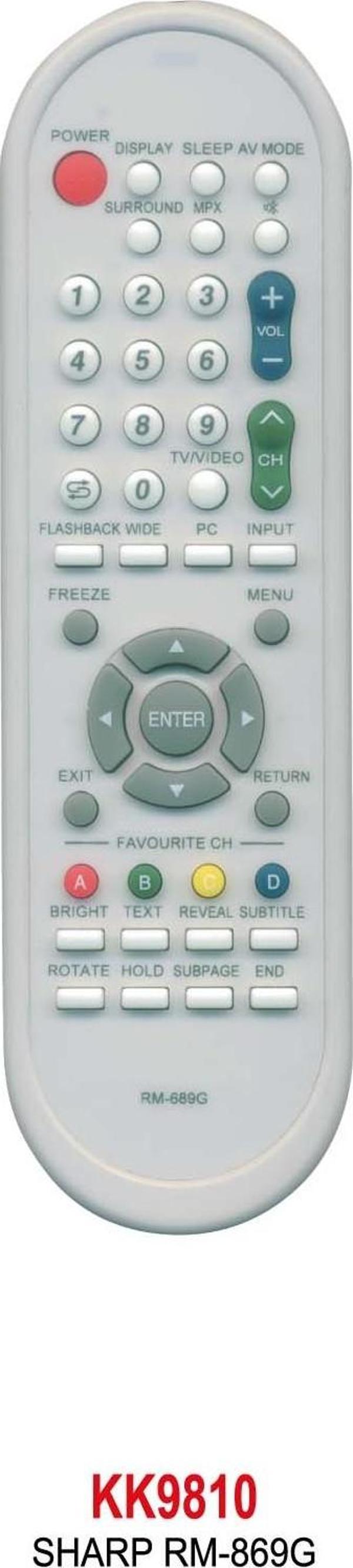 SHARP RM-869G LCD TV KUMANDA - Image 1