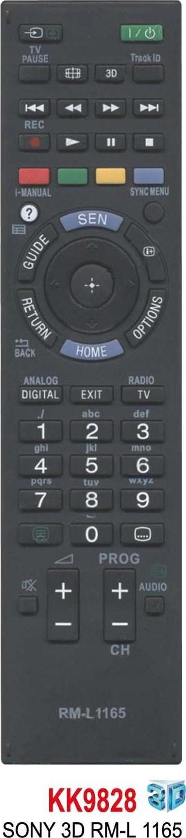 SONY 3D RM-L 1165 LCD KUMANDA - Image 1