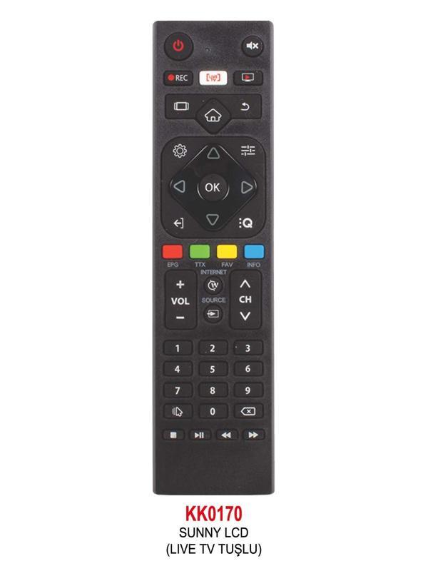 SUNNY LCD (LIVE TV TUŞLU) KUMANDA - Image 1